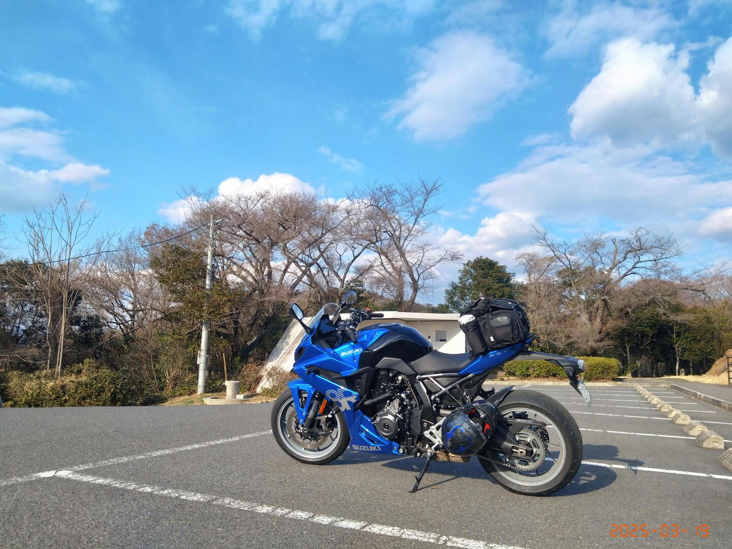 展望台駐車場にて